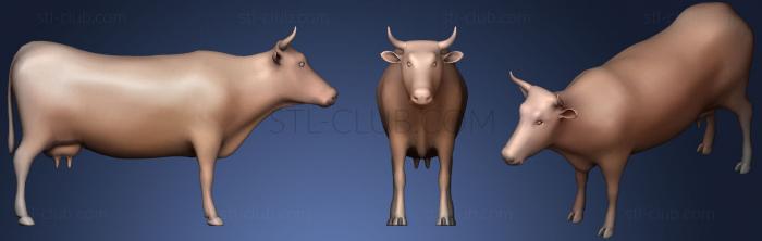 3D model Cow (STL)